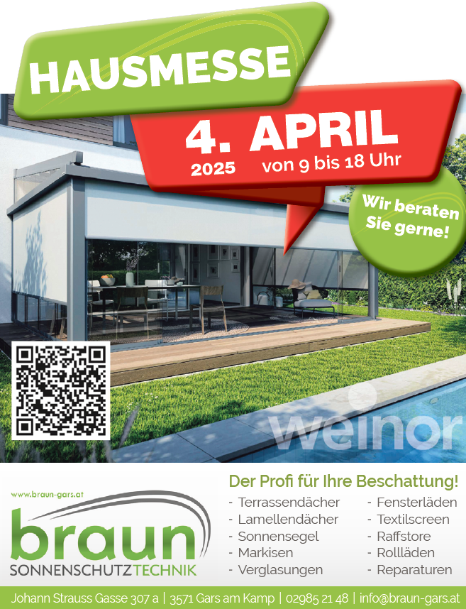 Hausmesse 4. April